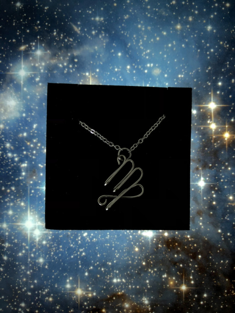 Panna naszyjnik ze stali szlachetnej ze znakiem zodiaku Panna naszyjnik ze stali szlachetnej ze znakiem zodiaku
