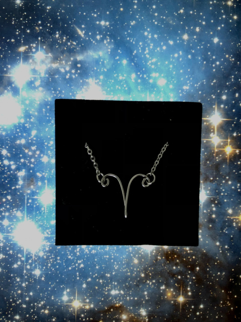 Baran naszyjnik ze stali szlachetnej ze znakiem zodiaku Baran naszyjnik ze stali szlachetnej ze znakiem zodiaku