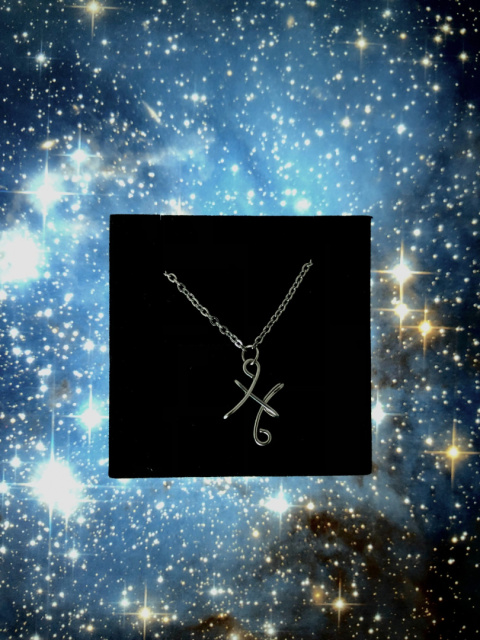 Ryby naszyjnik ze stali szlachetnej ze znakiem zodiaku Ryby naszyjnik ze stali szlachetnej ze znakiem zodiaku