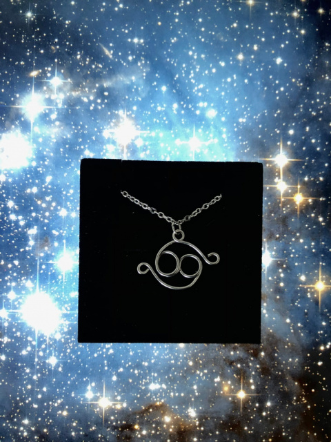 Rak naszyjnik ze stali szlachetnej ze znakiem zodiaku Rak naszyjnik ze stali szlachetnej ze znakiem zodiaku