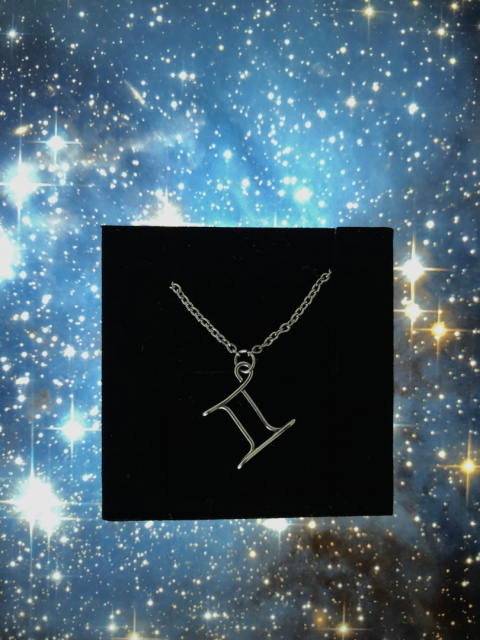 Bliźnięta naszyjnik ze stali szlachetnej ze znakiem zodiaku Bliźnięta naszyjnik ze stali szlachetnej ze znakiem zodiaku