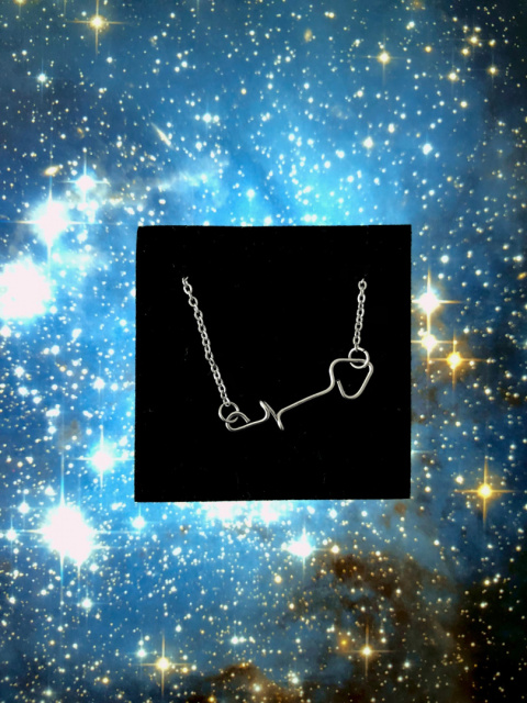 Strzelec naszyjnik ze stali szlachetnej ze znakiem zodiaku Strzelec naszyjnik ze stali szlachetnej ze znakiem zodiaku