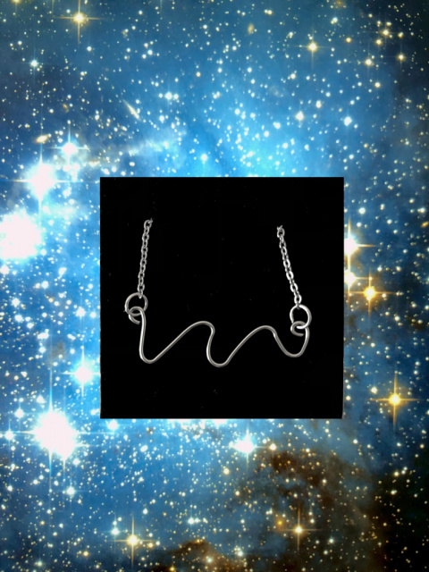 Wodnik naszyjnik ze stali szlachetnej ze znakiem zodiaku Wodnik naszyjnik ze stali szlachetnej ze znakiem zodiaku